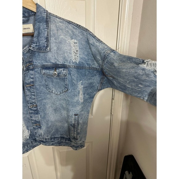 Urkool Denim Jean Jacket - Picture 4 of 6